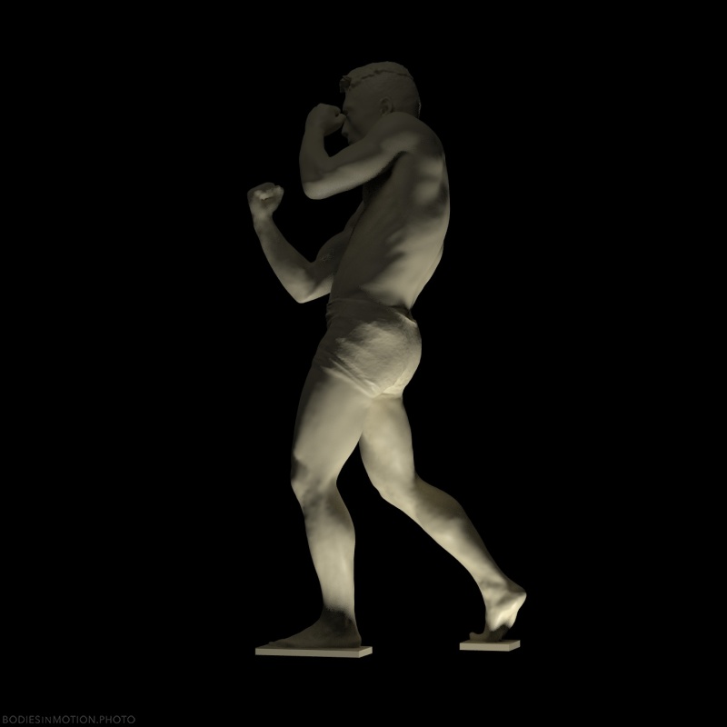 Kickboxing 34 bottomlitBlack — figure reference