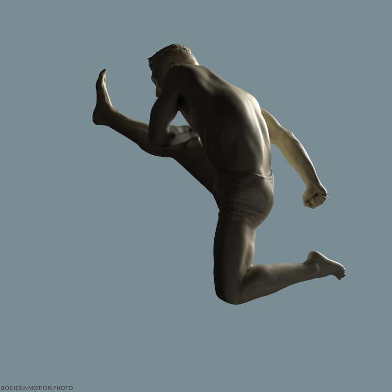 Kickboxing 41 backlitBlue — figure reference