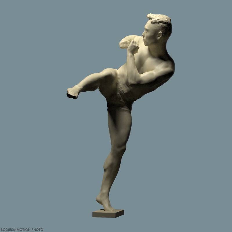 Kickboxing 96 keyLightBlue — figure reference