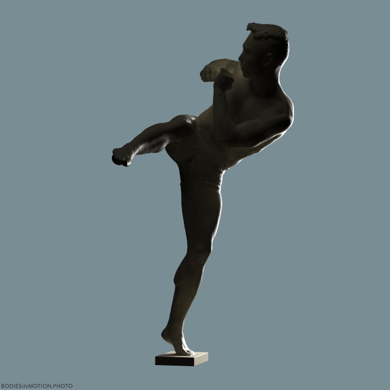 Kickboxing 96 rimMidBlue — figure reference