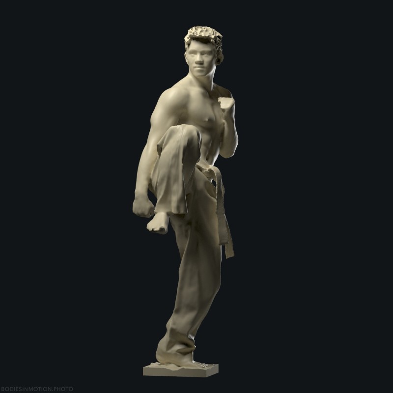 Taekwondo 12 threePointDark — figure reference