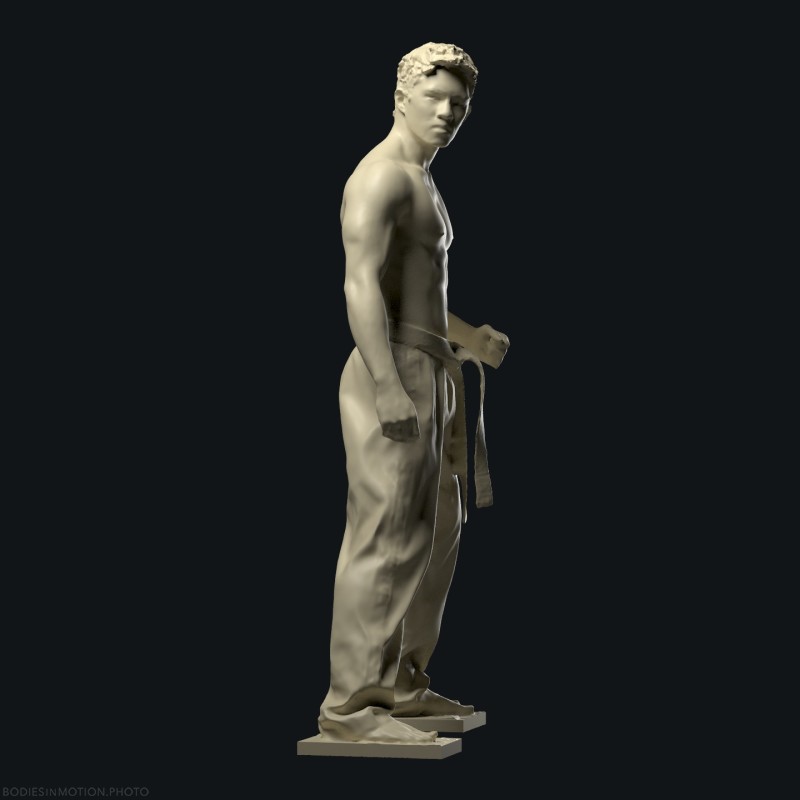 Taekwondo 16 threePointDark — figure reference