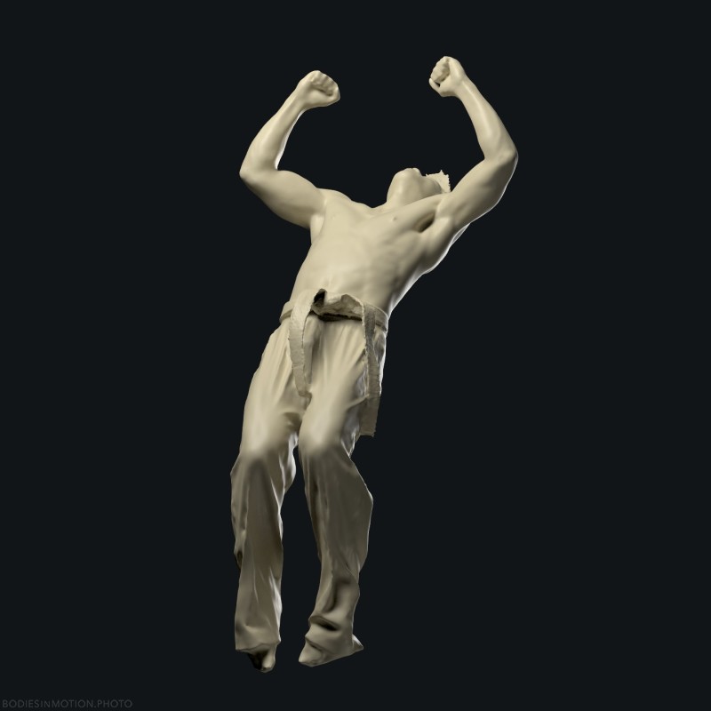 Taekwondo 17 threePointDark — figure reference