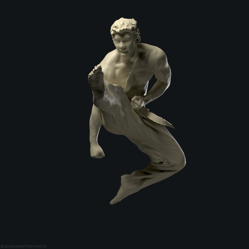 Taekwondo 45 threePointDark — figure reference