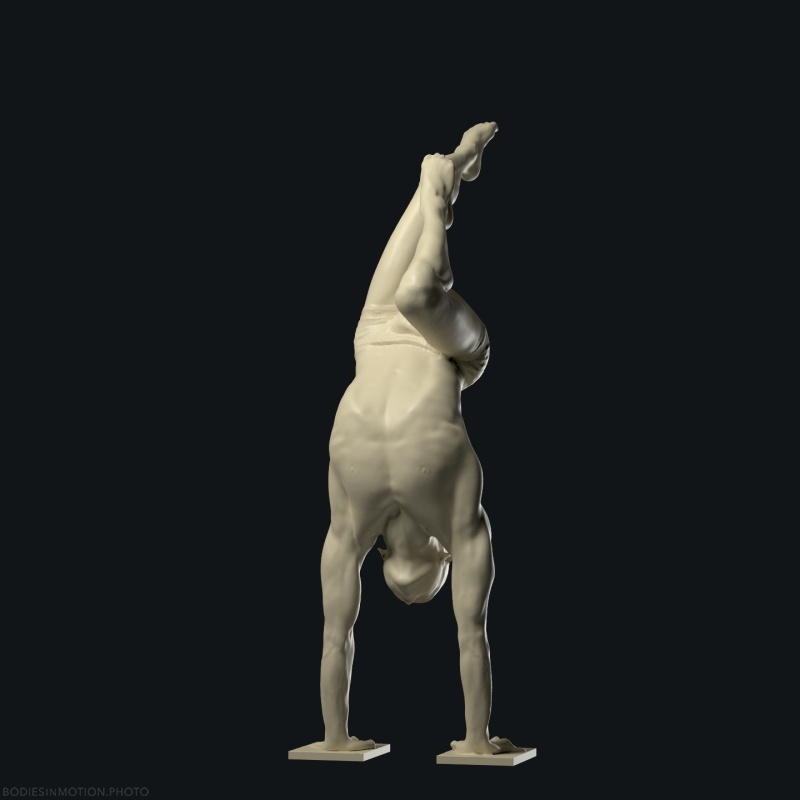 Male handbalancing 4 threePointDark — figure reference