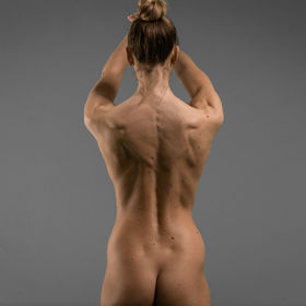 Anatomy FemaleDancer 6 Arm Front Raise — figure reference