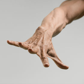 Athletic male hands 8 — figure reference